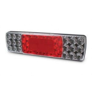 "Hella LED Stop/Rear Position/Rear Direction Indicator Lamp with Retro Reflector - Bright & Visible Lighting for Your Vehicle"