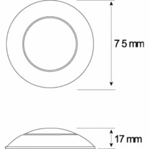 Led Autolamps 7524W Interior/Exterior Lamp - 12 Volt