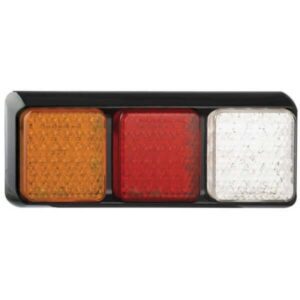 Led Autolamps 80Barw Stop/Tail/Indicator/Reverse Triple Combination Lamp - 12 Volt Or Multivolt