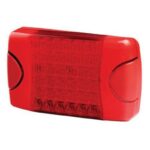"Hella Duraled Multi-Flash Compatible Red Signal Lamp - Brighten Your Drive!"