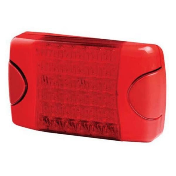 "Hella Duraled Multi-Flash Compatible Red Signal Lamp - Brighten Your Drive!"