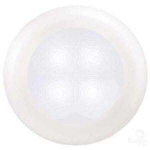 "Hella 12V White LED Round Lamp - Brighten Up Your Home!"