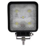 Cm Trailers High Intensity Led Work Light 15W 12/24V Black Alloy Square