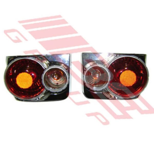 Peugeot 205 -REAR LAMP - SET - L&R - CHROMED -1992-