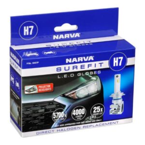 "2 Pack Narva 18427P H7 Surefit? L.E.D Globes 12/24V - Brighten Your Vehicle Today!"