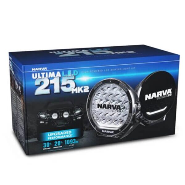"Narva 71742BK Ultima 215 MK2 Black Driving Light Kit - Enhance Your Driving Experience!"