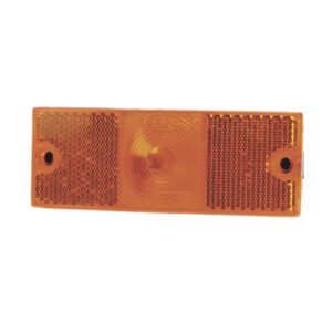 "Amber Narva 87110 Side Marker Lamp with In-Built Retro Reflector - Enhance Your Vehicle's Visibility"