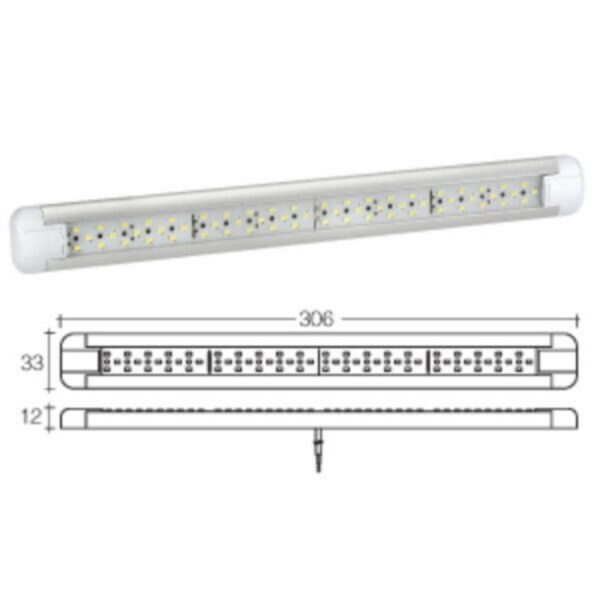 Narva 87543 500mm 12V/9-33V High Powered LED Strip Lamp