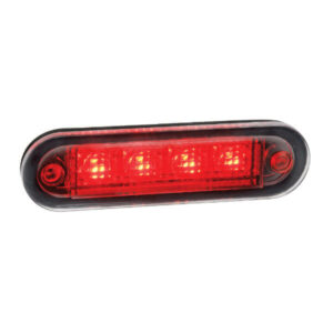 "Narva 90830 10-30V Red LED Rear End Outline Marker Lamp with 0.5M Cable"