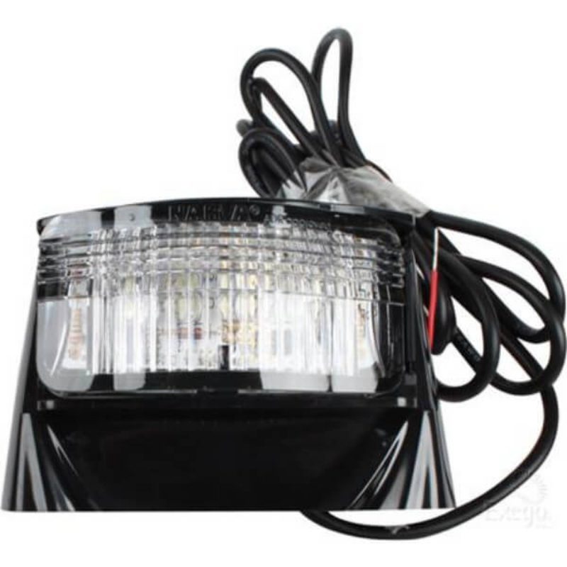 "Narva 91675 9-33V 5 L.E.D Licence Plate Lamp in Black Housing & 2.5M Cable"