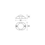Amber Narva 93130 9-33 Volt L.E.D Side Marker or Front End Outline Marker Lamp