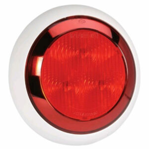 "Narva 94336W 9-33V Red LED Rear Stop/Tail Lamp with Chrome Ring"