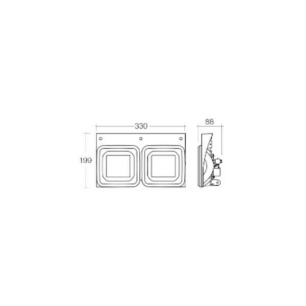 Narva 94700 Stop/Tail/Indicator Light LED 9-33V | Bright, Reliable, Long-Lasting Lighting