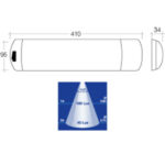 Narva 12V 8W Twin Fluorescent Interior Lamp With Off/On Switch - Brighten Your Home!