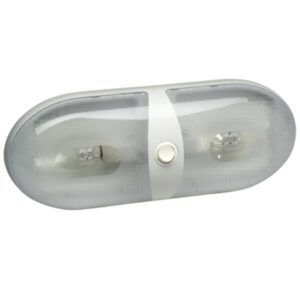 Narva 86862 Dual Interior Dome Light With Off/On Rocker Switch - Brighten Your Vehicle Interior Instantly!